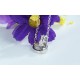 Sterling Silver Double Rings Charm Necklace